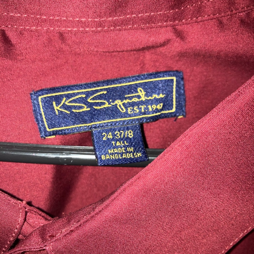 KS Signature Burgundy Shirt